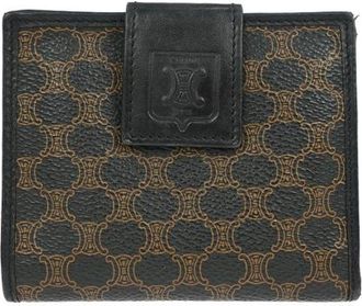Celine Pre-owned Wallets, male, Black, Size: ONE SIZE Pre-owned Vintage Bifold Wallet