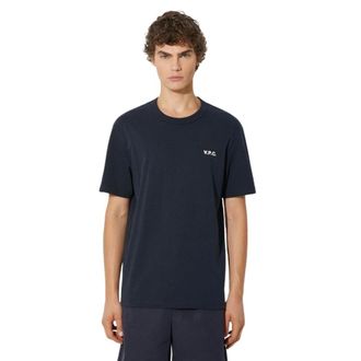 A.P.C. T-Shirts, male, Blue, Size: L Boxy Petit VPC T-Shirt