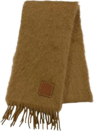 Loewe Pre-owned Stole - Dames - Vintage Accessoires - Bruin - ONE Size - Wol - Vintage