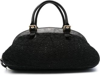 Dolce & Gabbana 2000 XX Anniversary tote bag - women - Cotton/Calf Leather - One Size - Black