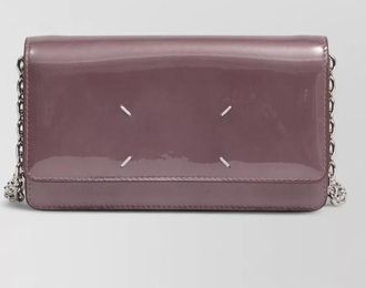 Maison Margiela na leather chain wallet