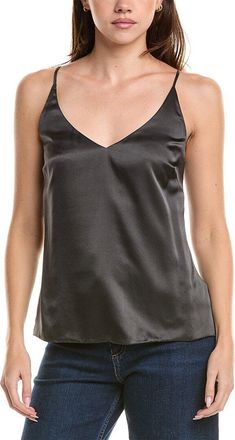 L'agence Gabriella V-Neck Silk Tank