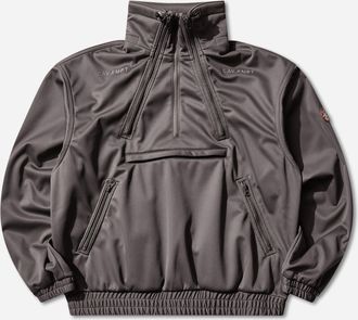 Cav Empt Men s Fleece Back Half Zip Jacket Grey