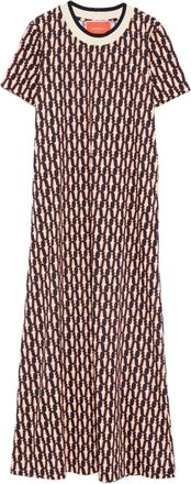 La DoubleJ Abito con stampa - Blu