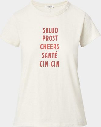 Rag & Bone Cheers Crewneck Graphic Tee