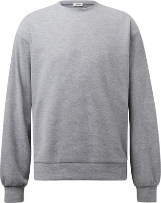 Drykorn Kario Sweatshirt - Heren - Ronde hals truien - Grijs - S - Katoen - Truien & Vesten