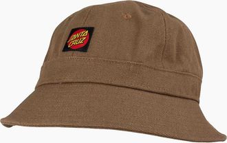 Santa Cruz Mens Santa Cruz Mens Classic Label Bell Hat Bucket Hat - Taupe - OS - Brown - Size: ONE size