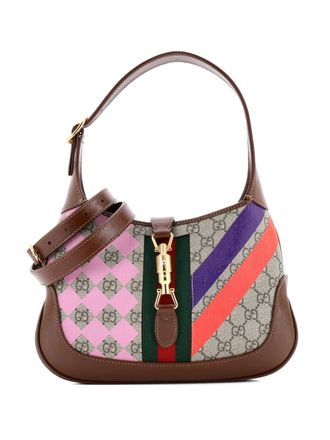 Gucci Jackie 1961 Printed GG Coated Canvas Small hobo bag - Multicolore
