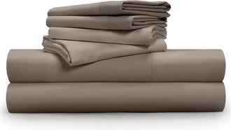 Pillow Guy Luxe Soft n Smooth Tencel Lyocell Sheet Set in Sandy Taupe at Nordstrom Rack, Size California King
