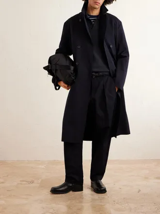 A.P.C. Renato Straight-Leg Pleated Twill Trousers