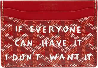 Goyard Portacarte Customised St Sulpice - Rosso