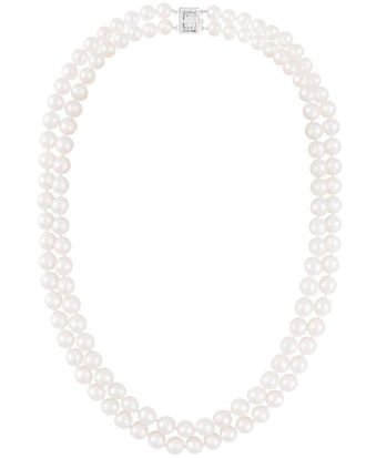 Splendid Pearls Silver 7Mm Pearl Necklace