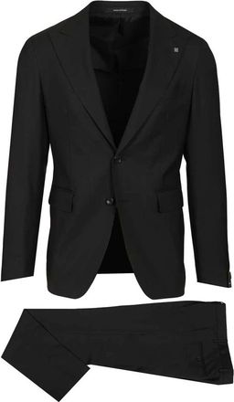 Tagliatore Vesuvio Suit - male - Tagliatore - Single Breasted Suits - Black - XL - Suits