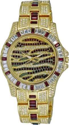 Adee Kaye Chameleon Quartz Red Dial Unisex Watch AKJ1177R