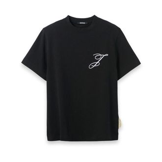 Jacquemus The Logo T-shirt - Heren - Tops - Zwart - Maat: XS Katoen
