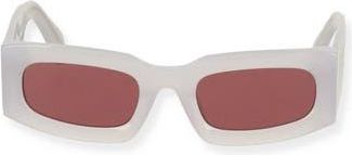 Off-white Cary 51mm Rectangular Sunglasses in Grey Burgundy at Nordstrom Rack