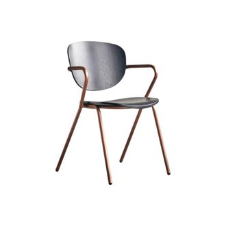 Tikamoon Silla de roble y metal