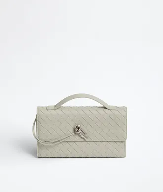 Bottega Veneta Andiamo Clutch 25 - White - Women