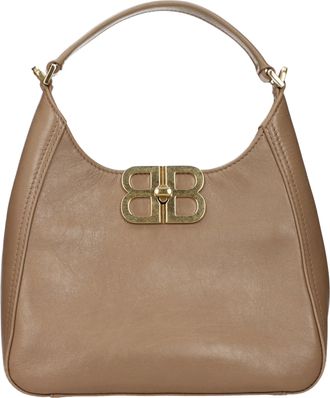 Balenciaga Hobo Handtaschen Damen Leder Braun