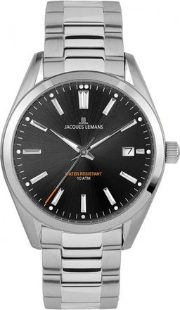 Jacques Lemans 1-1859E Mens Derby Watch - Silver - One Size