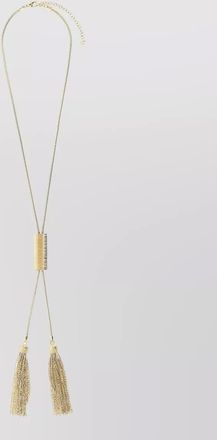 Balmain snake tassel necklace
