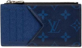 Louis Vuitton Pre-owned Portemonnee - Dames - Vintage Accessoires - Blauw - ONE Size - Leer - Vintage