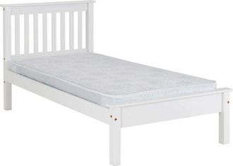 Seconique Seconique - Monaco 3 Feet Bed Low Foot End - L204 x W102.5 x H102.5 cm - White