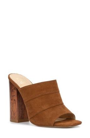 New York & Company Lacinda Block Heel Sandal in Cognac at Nordstrom Rack, Size 6.5