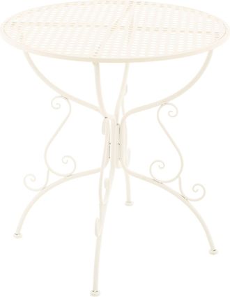 Clp Mesa De Jard&iacute;n Amanda 70 Cm Blanco