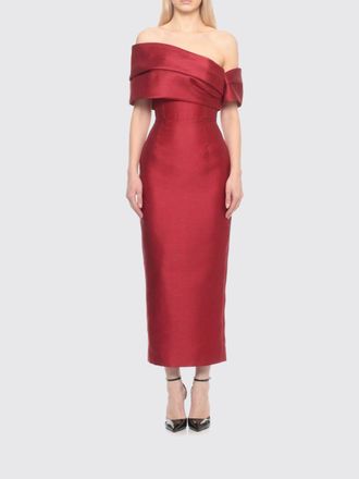 Solace London Satin Midi Dress