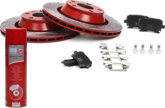 OEM Juego De Discos Y Pastillas De Freno Sport-extreme Trasero Auditt 2.0/2.5 05.08-06.14 [t270] 202222420