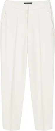 Luisa Cerano Twill Tapered Broek - Dames - Broeken - Beige - XL - Broeken