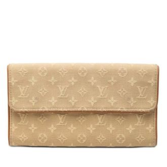 Louis Vuitton Pre-owned Monogram Mini Lin Long Wallet - unisex - Louis Vuitton Vintage - Vintage Wallets - Beige - ONE SIZE - Pre-owned