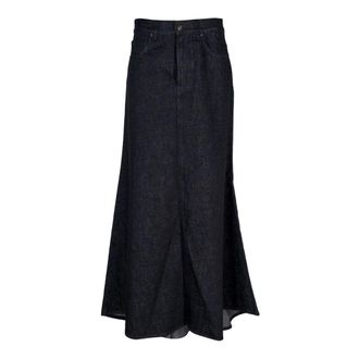 Don the Fuller Dames, Overhemden, Zwart, Maat: W27 Denim