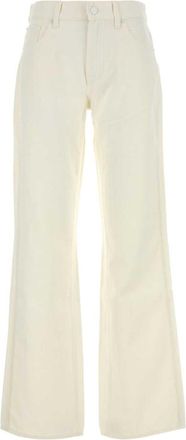 7 For All Mankind White denim jeans