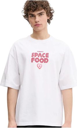 Fiorucci T-shirt Relaxed Fit con Stampa Space Food - - Tops - Uomo - Bianco - L