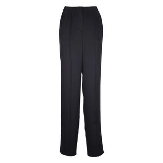 Giorgio Armani Broeken, Dames, Zwart, S, Zwart Bos Broek