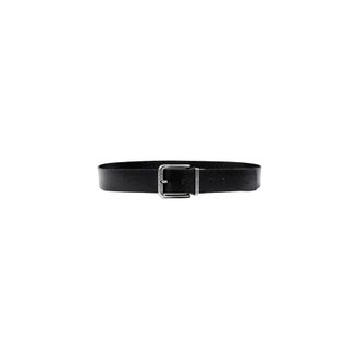Calvin Klein Accessoires, Heren, Zwart, 90 CM, Leer, Classic Casual Rev/Adj 35Mm Riem