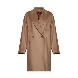 Max Mara Jassen, Dames, Bruin, S, Wol, Mstmastro Jas