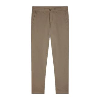 Eden Park Heren, Broeken, Beige, Maat: W33 Katoen