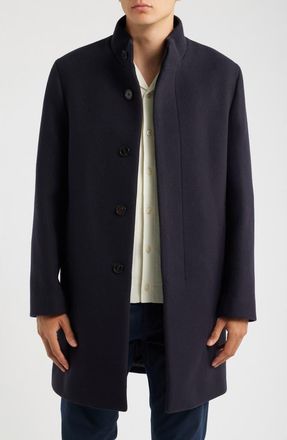 Theory Belvin Longline Coat in Baltic at Nordstrom, Size X-Large