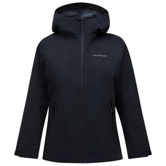 Peak Performance Trail Hipe Shell Jacket Regenjacke f&uuml;r Damen | schwarz