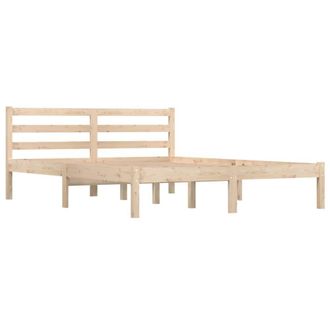 Berkfield Home Beautiful Day Bed Solid Wood Pine 140x190 cm in Natural