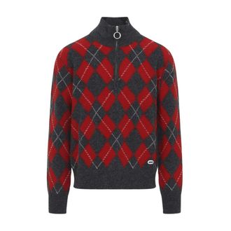Ami Jersey con cuello de cremallera - Knitwear - Hombre - Multicolor - XL