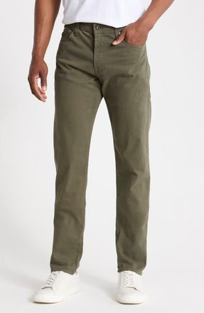 AG - Adriano Goldschmied Tellis Stretch Sateen Modern Slim Pants in Forest Moss at Nordstrom Rack, Size 30 X 34