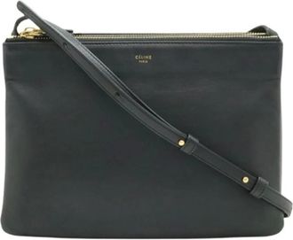 Celine Pre-owned Cross Body Bags, female, Black, Size: ONE SIZE Pre-owned Vintage Shoulder Bag