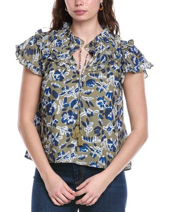 Sail to Sable Sail To Sable Flutter Sleeve Top