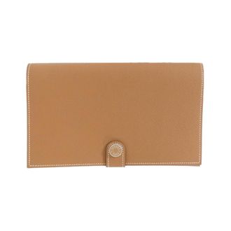 Herm&egrave;s Gold Long Bill Wallet (Bi-Fold) (Pre-Owned)