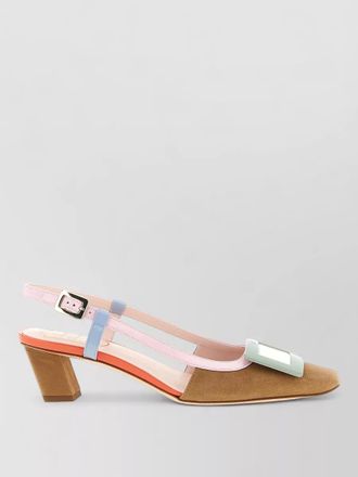 Roger Vivier leather belle vivier slingback sandals