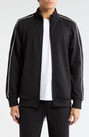 90 Degree by Reflex Daxton Scuba Jacket in Black-White at Nordstrom Rack, Size Xx-Large